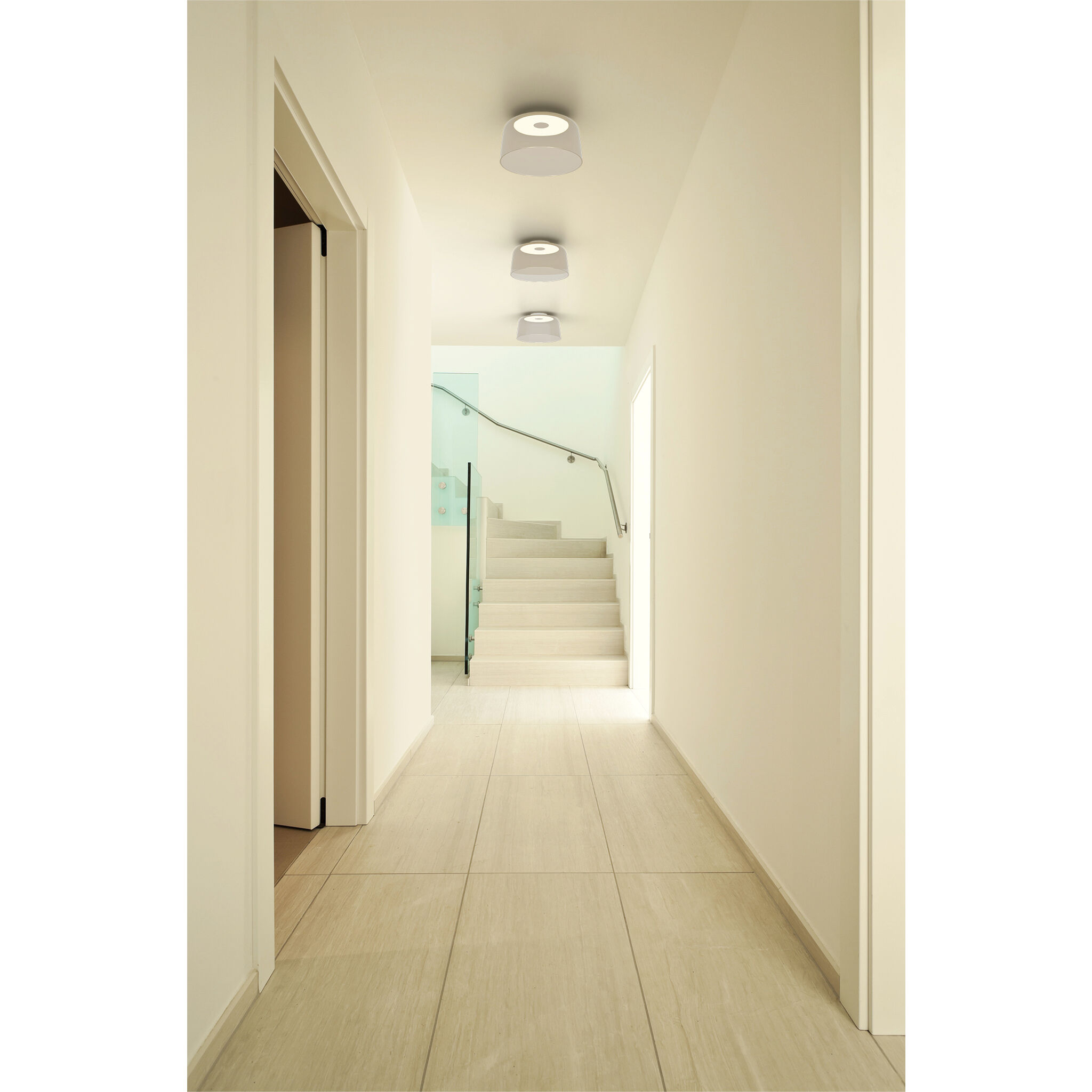 Yurei LED 14 inch Matte White Pendant Ceiling Light